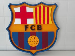 Escudo 3D Futbol Club Barcelona