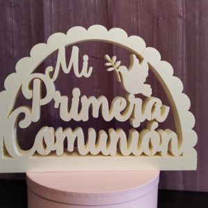 Mi primera comunión. Modelo semicírculo.