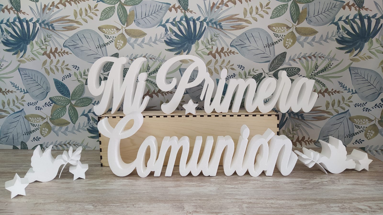 Letras de Corcho «Mi Primera Comunión» - Sublime Wedding Shop