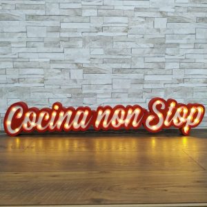 Frase personalizada con luces