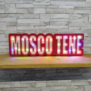 Frase personalizada con luces