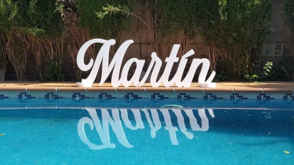 Nombre grande para eventos