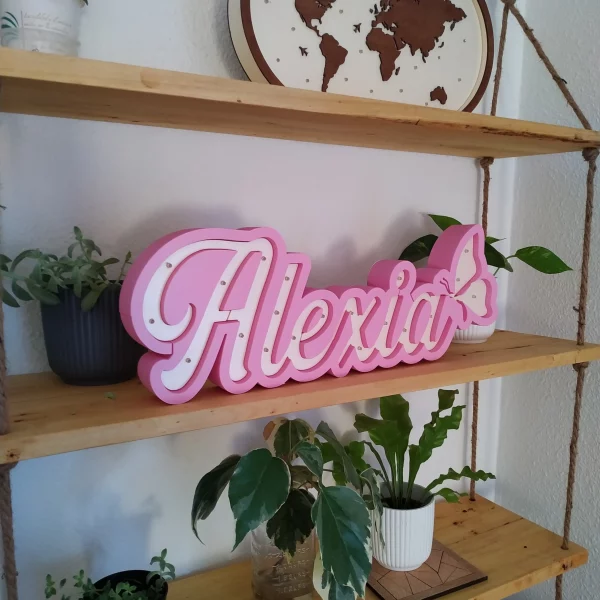 Nombres con luces LED Personalizados y Exclusivos