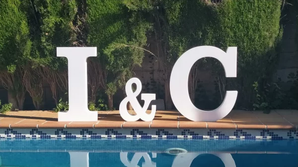 Pack iniciales de boda