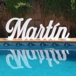 Nombre grande para eventos