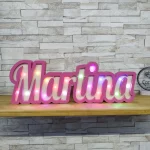 luces personalizadas con nombre