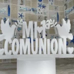 Mi primera comunión con palomas