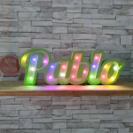 luces personalizadas con nombre
